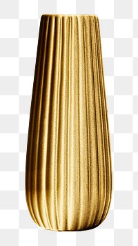Modern gold vase design element