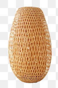 Wicker table lamp design element