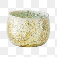 Mosaic glass candle holder design element