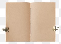 Blank plain notebook page design element