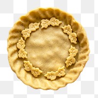 Cherry pie unbaked png food photography flat lay