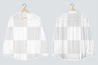 Png blouse transparent mockup women’s casual apparel