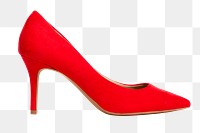 Png red high heels mockup women’s shoes fashion