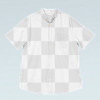 Png short sleeve shirt transparent mockup men&rsquo;s casual apparel