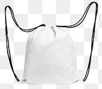 Png white drawstring bag unisex accessories