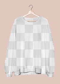 Png jumper transparent mockup unisex streetwear apparel