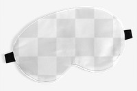 Png sleep mask transparent mockup