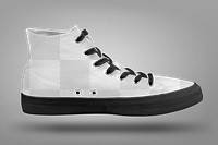 Png sneakers transparent mockup unisex footwear fashion