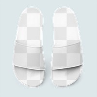 Png transparent sandals mockup summer footwear fashion