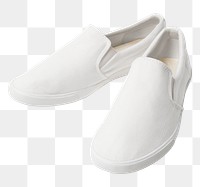 Png white slip-on mockup streetwear sneakers fashion