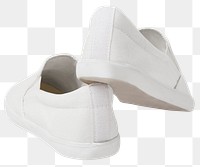 Png white slip-on mockup streetwear sneakers fashion