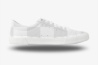 Png canvas sneakers transparent mockup unisex footwear fashion