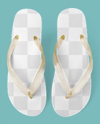 Png transparent sandals mockup summer footwear fashion