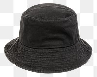 Png black bucket hat mockup unisex accessory