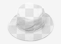 Png bucket hat transparent mockup unisex accessory