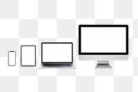 Multi devices png mockup responsive web design showcase