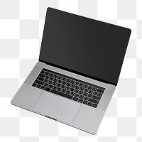 Laptop screen mockup png digital device