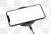 Wireless charger mockup png digital device