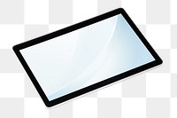 Digital tablet screen mockup png smart tech