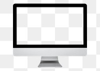 Computer monitor screen mockup png digital device