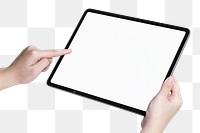 Digital tablet mockup png for online learning