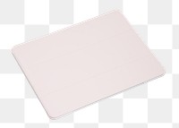 White digital tablet case mockup png