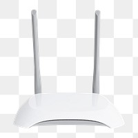 Wireless router mockup png 5G network device