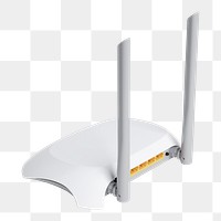 Wireless router mockup png 5G network device