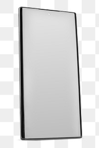 Mobile phone screen png product showcase