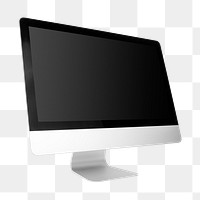 Computer monitor mockup png digital device