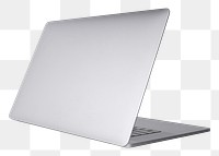 Laptop cover transparent mockup digital device