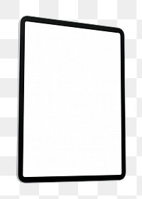 Digital tablet screen png mockup smart tech