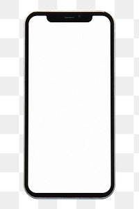 Smartphone white screen mockup png | Premium PNG Sticker - rawpixel