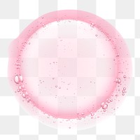 PNG pink liquid bubble macro shot