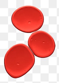 PNG red liquid bubble macro shot red blood cell