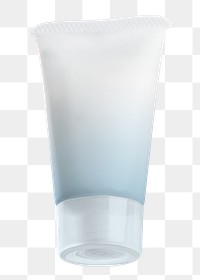 PNG cosmetic tube product packaging for beauty and skincare