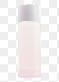 PNG cosmetic bottle pink product packaging for beauty and skincare