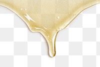 PNG gold serum dripping border sticker