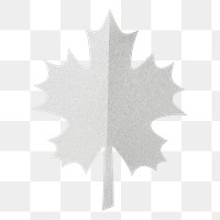 Leaf mockup png paper craft style