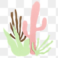 Plant png sticker DIY paper craft