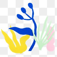 Plant png sticker DIY paper craft