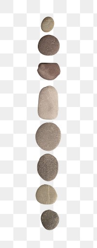 Zen rocks mockup png transparent health and wellbeing concept