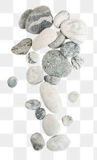 Zen rocks mockup png transparent health and wellbeing concept