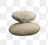 Zen rocks mockup png transparent peace concept