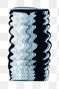 Blue tone comb painting texture png irregular shape DIY abstract art