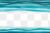 Ombre blue watercolor background png transparent abstract style