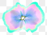 Aesthetic abstract chromatography art png element