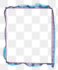 Aesthetic chromatography art frame png