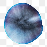 Aesthetic abstract chromatography art png element