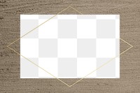 Png beige textured frame mockup